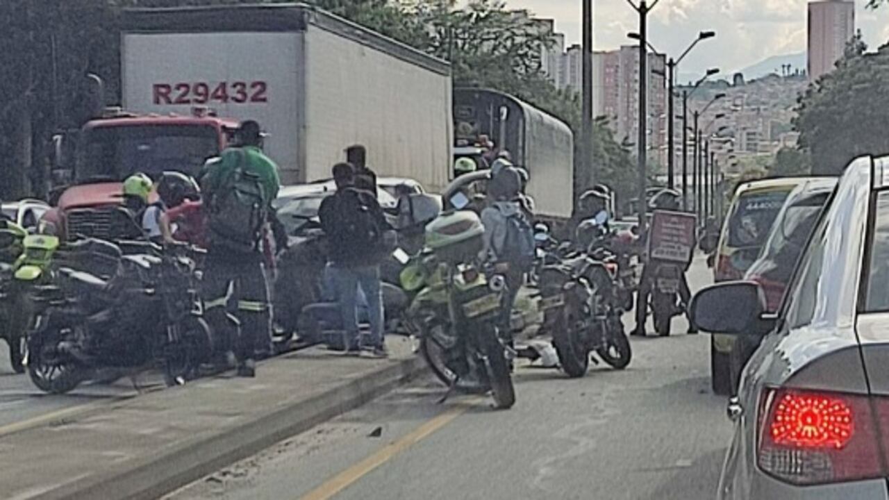 Accidente por microsueño en Bello, Antioquia.
