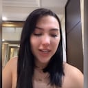 La influencer volvió a romper en llanto.