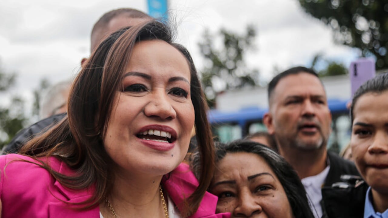 La precandidata Carolina Corcho.