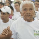 Claudina Higuita de Robledo, imagen de referencia cuando cumplió los 107 años.