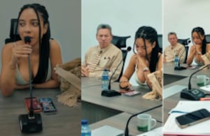 Juliana Guerrero estuvo presente en el anuncio del nuevo rector de la Universidad Popular del Cesar.