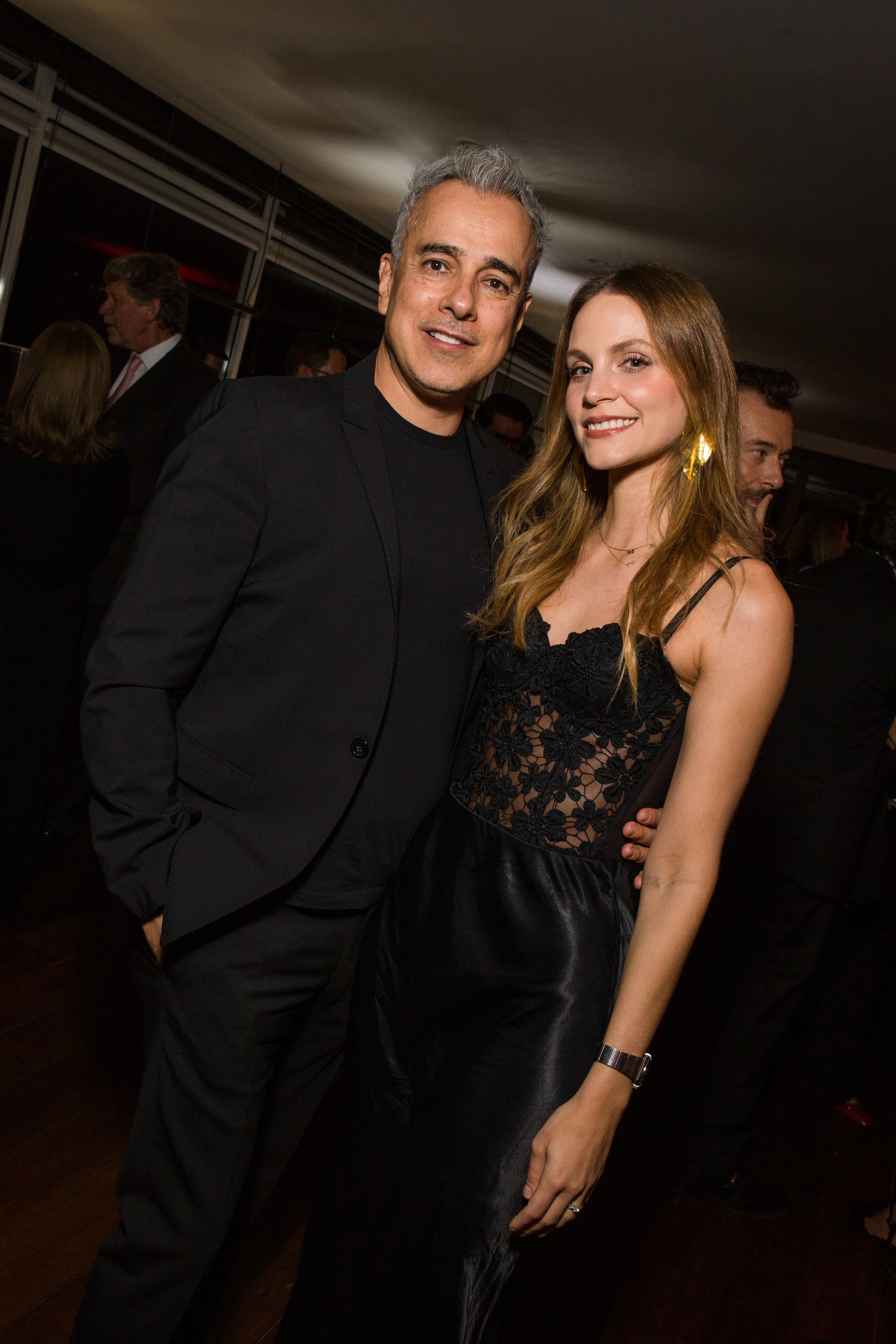 Jorge Enrique Abello y su esposa María Isabel Gutiérrez