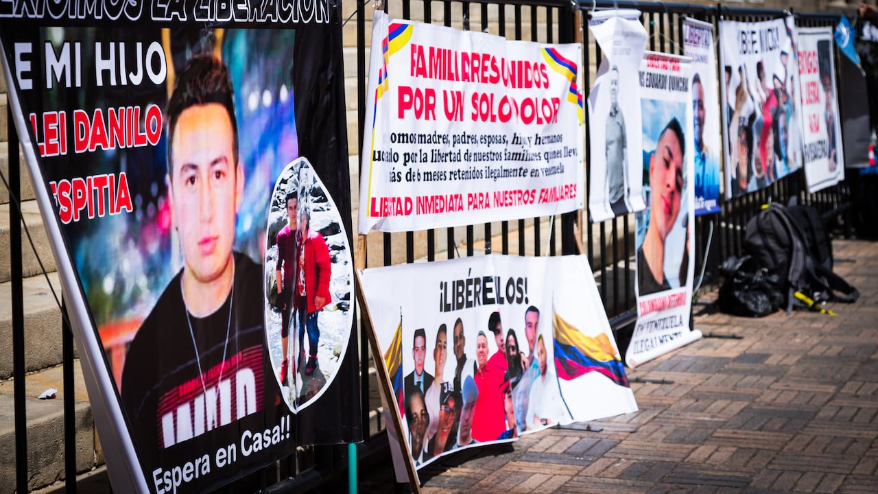 Colombianos detenidos en Venezuela