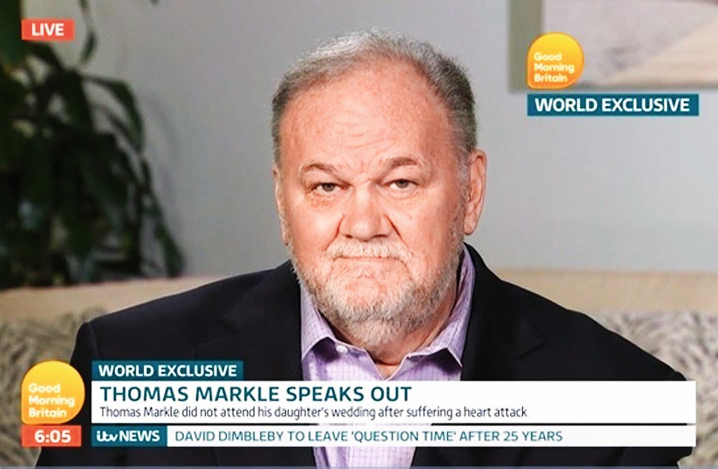 A raíz de la operación de urgencia a la que Thomas fue sometido y terminó con la amputación de una pierna, en Cebú, Filipinas, donde vive. Se creyó que Meghan correría a verlo y reconciliarse, pero no fue así, al parecer, por la fijación de él con la prensa.