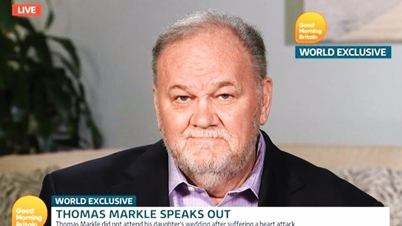 A raíz de la operación de urgencia a la que Thomas fue sometido y terminó con la amputación de una pierna, en Cebú, Filipinas, donde vive. Se creyó que Meghan correría a verlo y reconciliarse, pero no fue así, al parecer, por la fijación de él con la prensa.