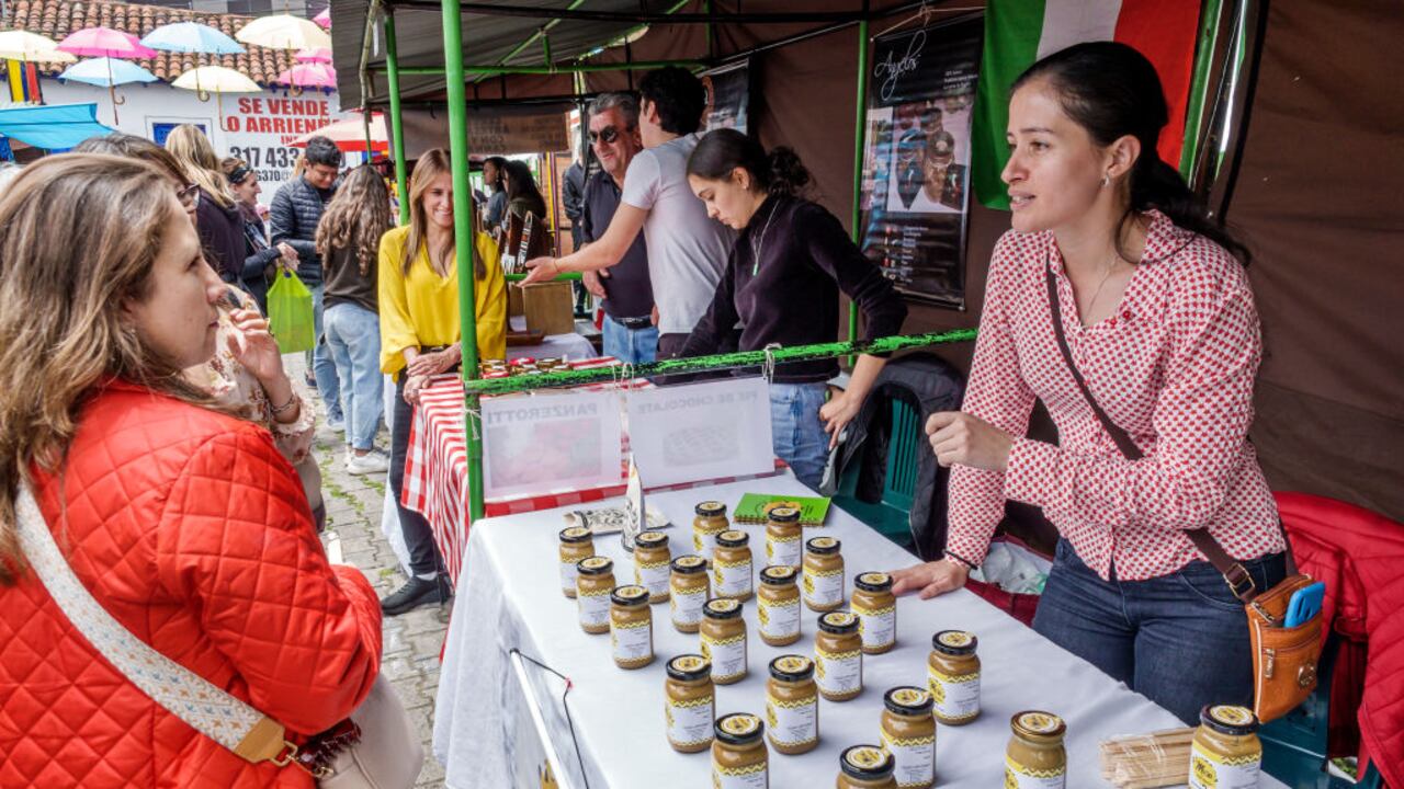 Mercado de las pulgas en Usaquén.