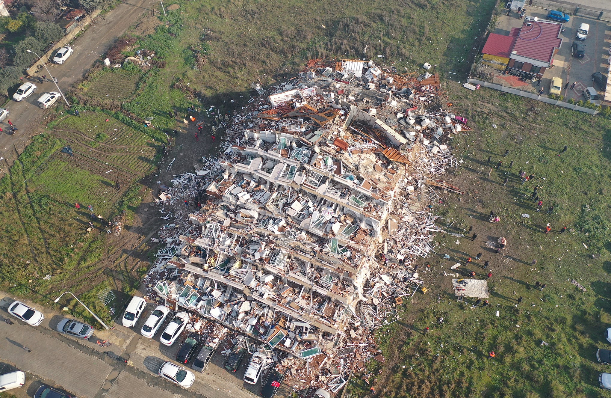 En imágenes : Vistas aéreas de las secuelas del terremoto