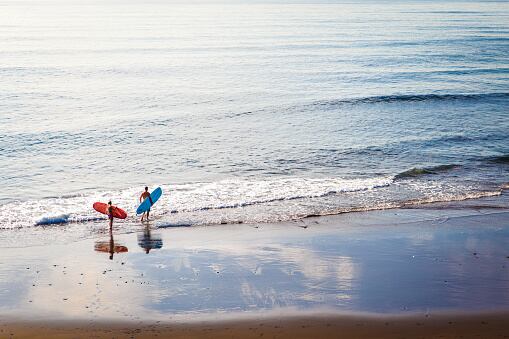 Es la playa con mayor historia surfística de toda la región.