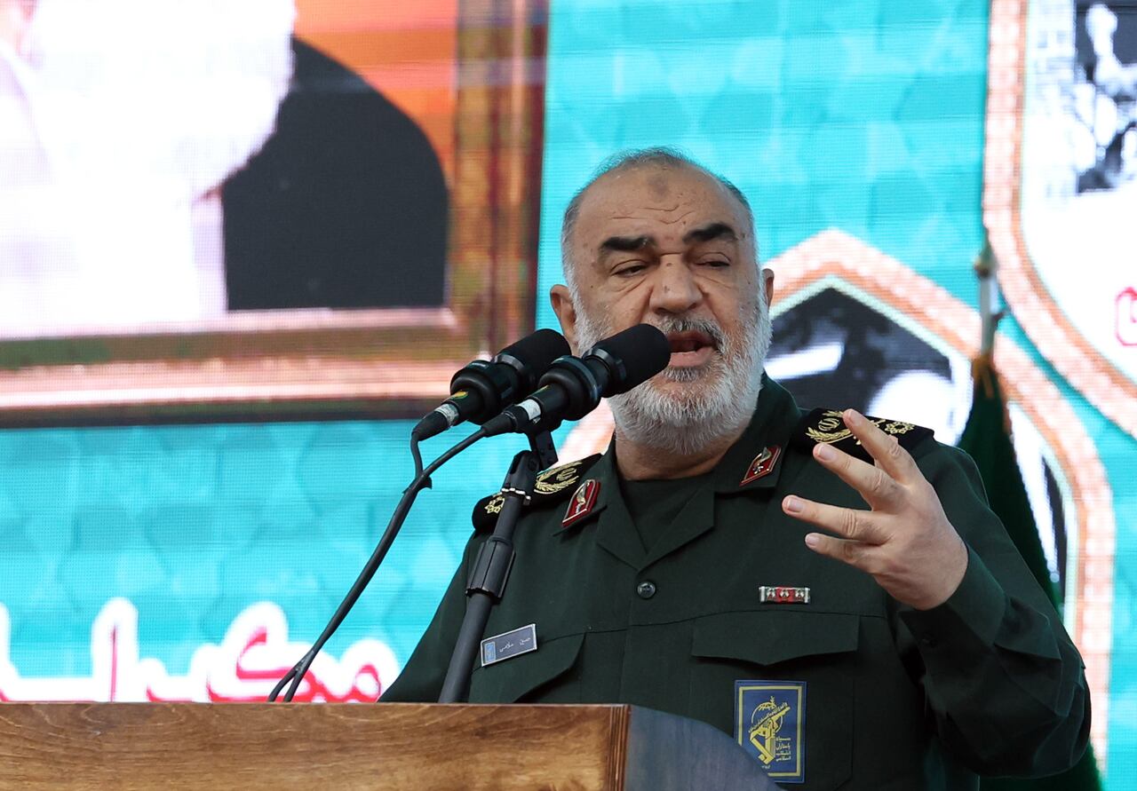 El jefe del Cuerpo de la Guardia Revolucionaria Islámica (CGRI) de Irán, Hossein Salami