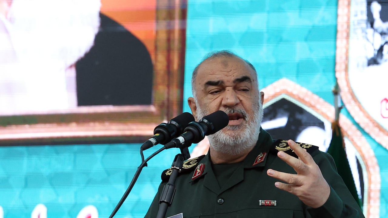 El jefe del Cuerpo de la Guardia Revolucionaria Islámica (CGRI) de Irán, Hossein Salami