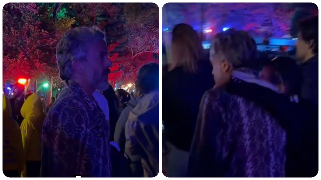 El excandidato a la vicepresidencia Juan Daniel Oviedo fue captado saliendo del Festival Cordillera.