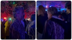 El excandidato a la vicepresidencia Juan Daniel Oviedo fue captado saliendo del Festival Cordillera.