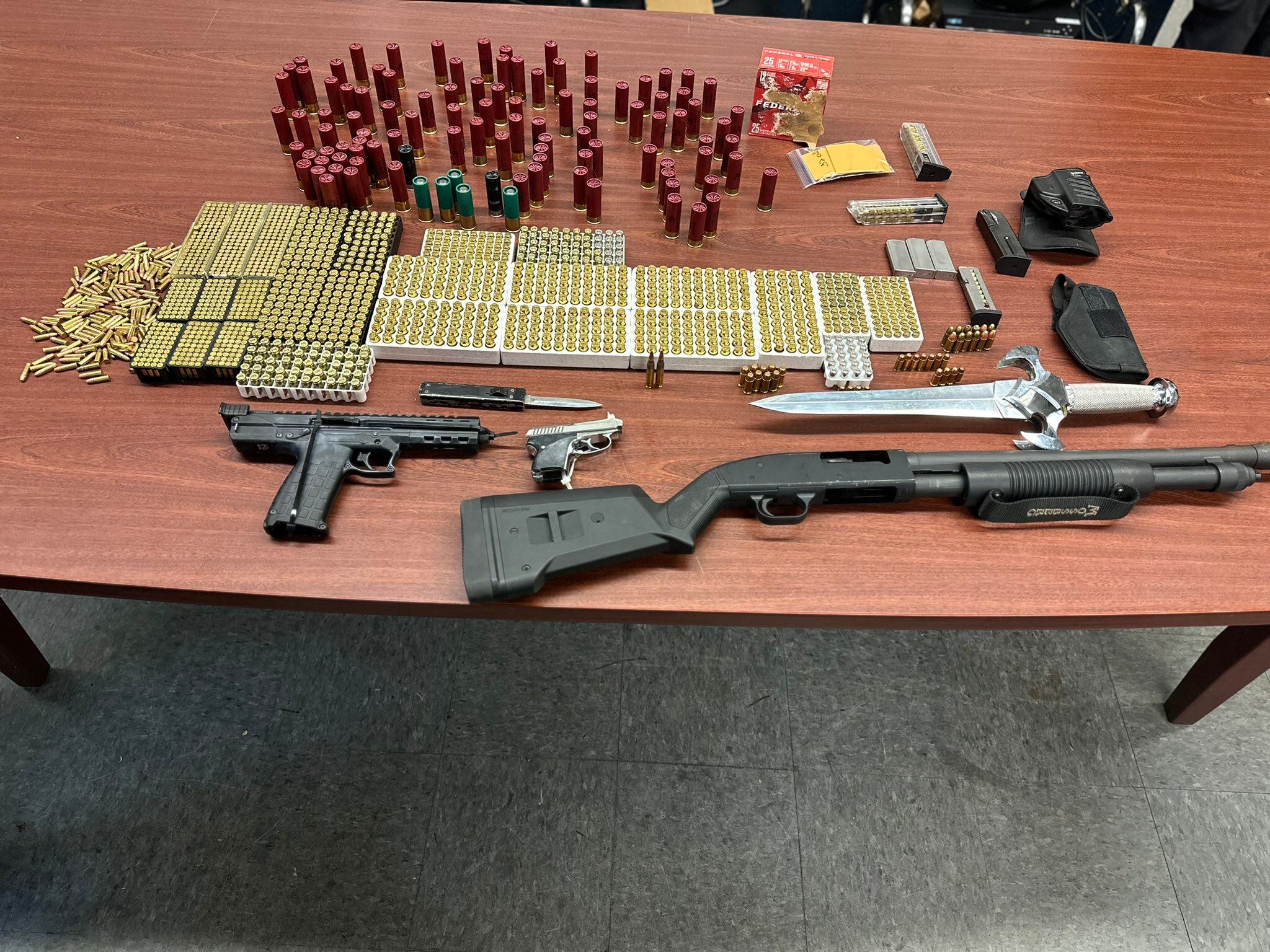 Estas fueron las armas incautadas por las autoridades