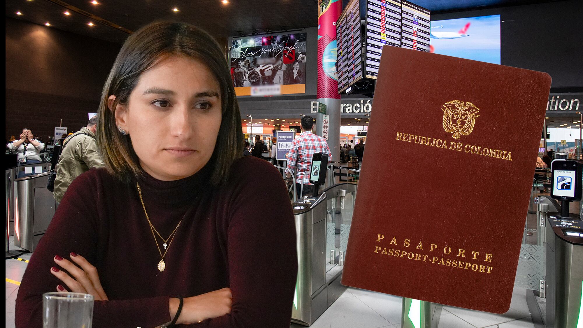 Laura Sarabia pasaportes