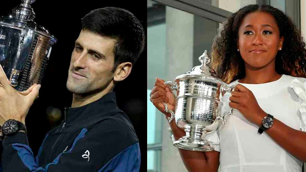 El serbio Novak Djokovic y la japonesa Naomi Osaka fueron los vencedores individuales en esta edición del torneo.