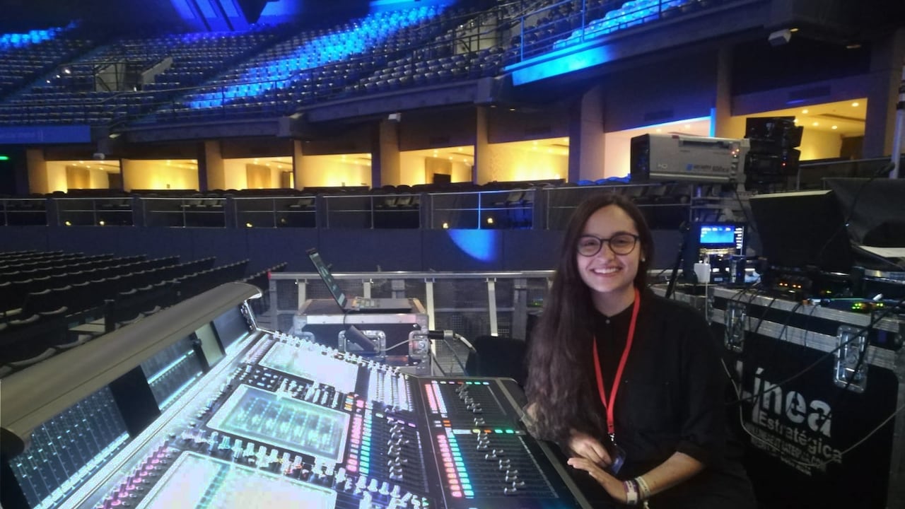 Maria Cecilia Ayalde el día del concierto de Diego Torres Sinfónico. Un gran responsabilidad que dio buenos frutos