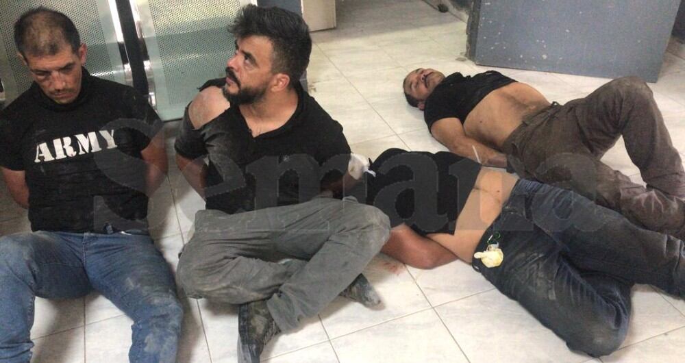 Colombianos detenidos en Haití.