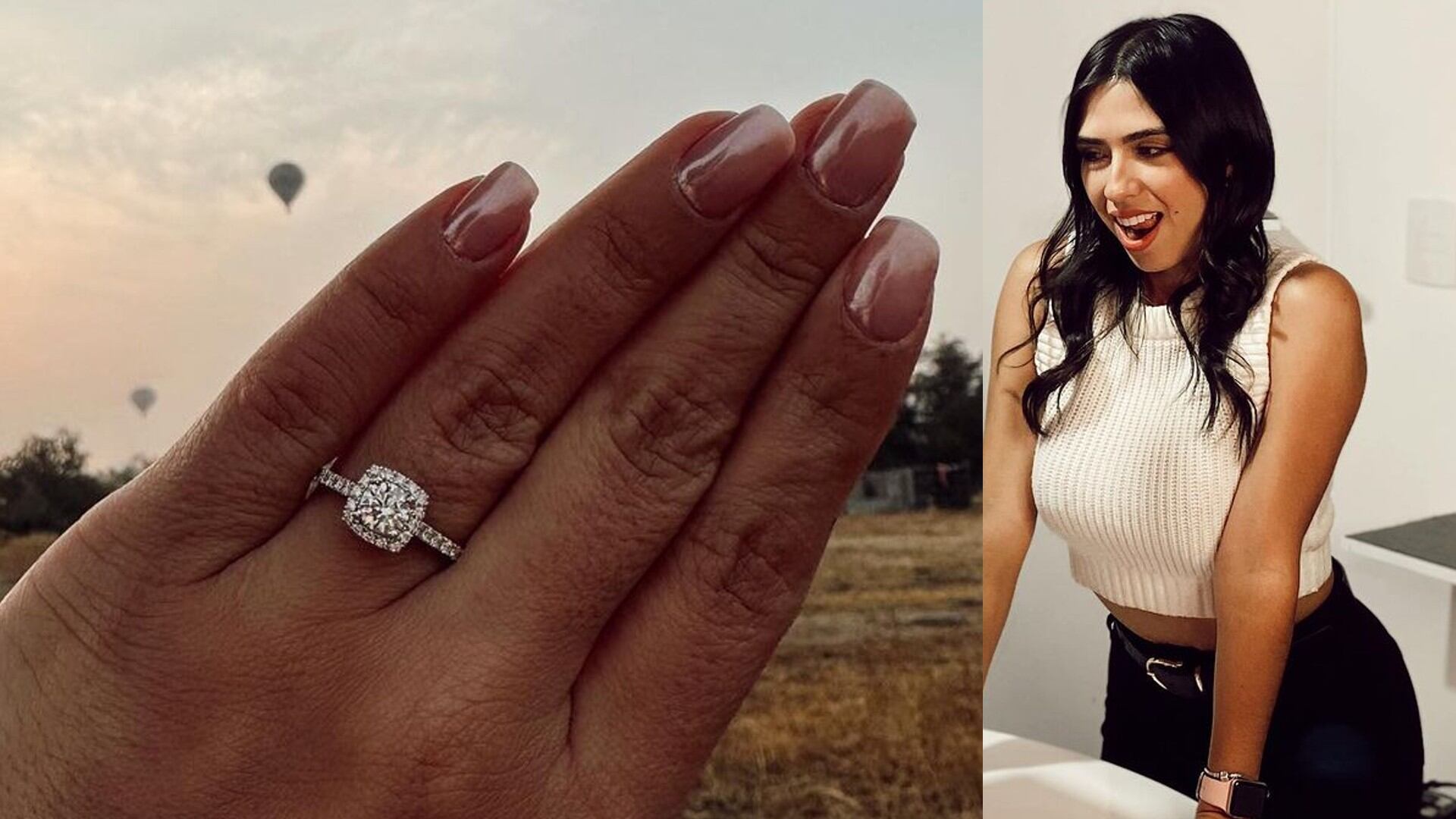 Pedida de mano de Jessica Bohórquez en México.