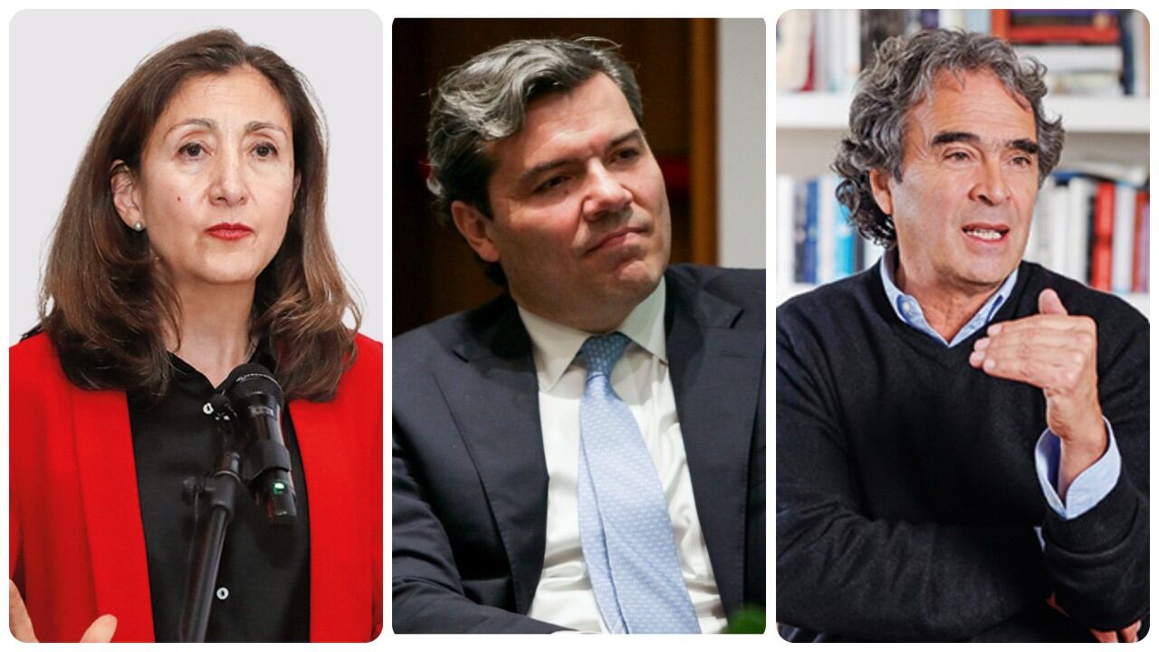 Ingrid Betancourt, Mauricio Pava y Sergio Fajardo.