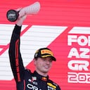 Max Verstappen celebra otra victoria más en la temporada 2022, esta vez en el Gran Premio de Azerbaiyán