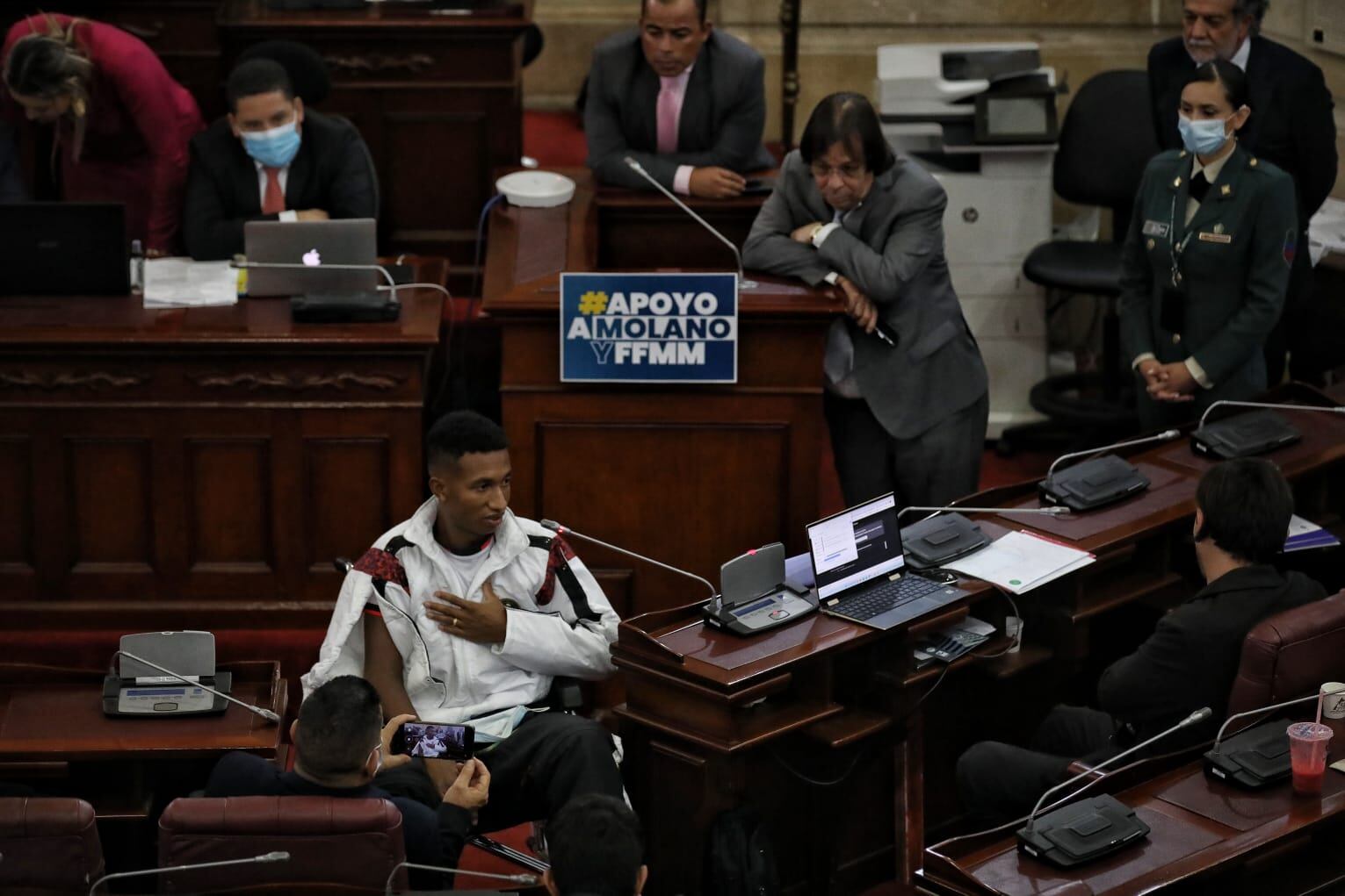 Moción de censura Ministro Diego Molano, víctimas testimonio