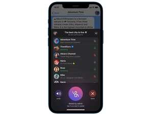Chats de voz en canales de Telegram.
TELEGRAM
19/3/2021