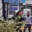 Patrullera heroica frustró el robo de un vehículo en Cali.