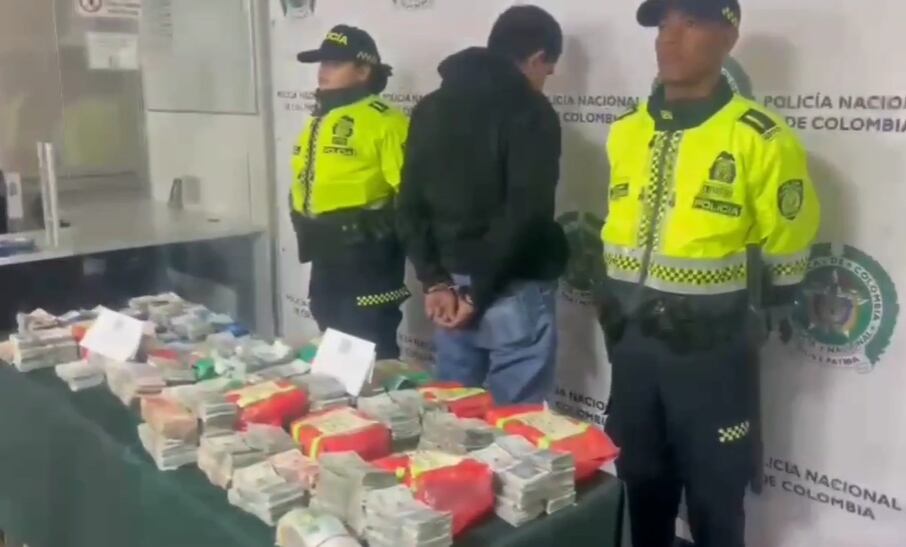 Domiciliario detenido en Bogotá