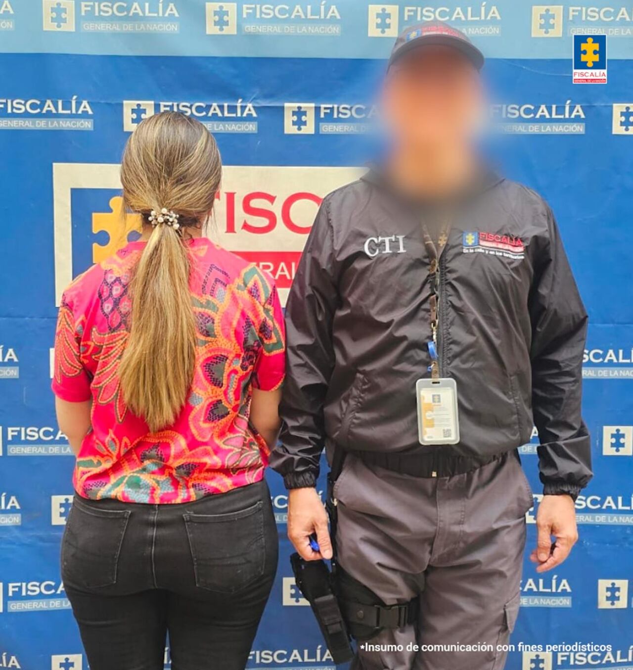 Laura Daniela Restrepo Maya fue capturada en Medellín.