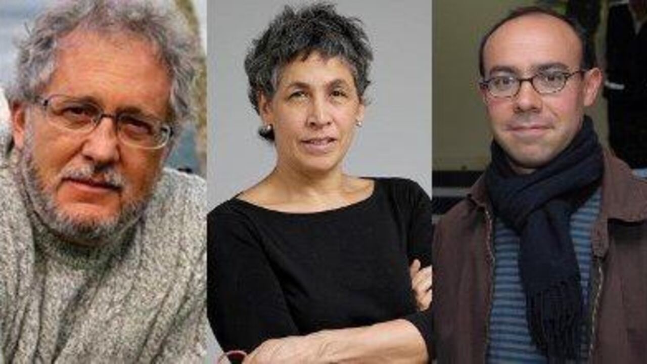 Héctor Abad, Margarita Valencia y Ricardo Silva.