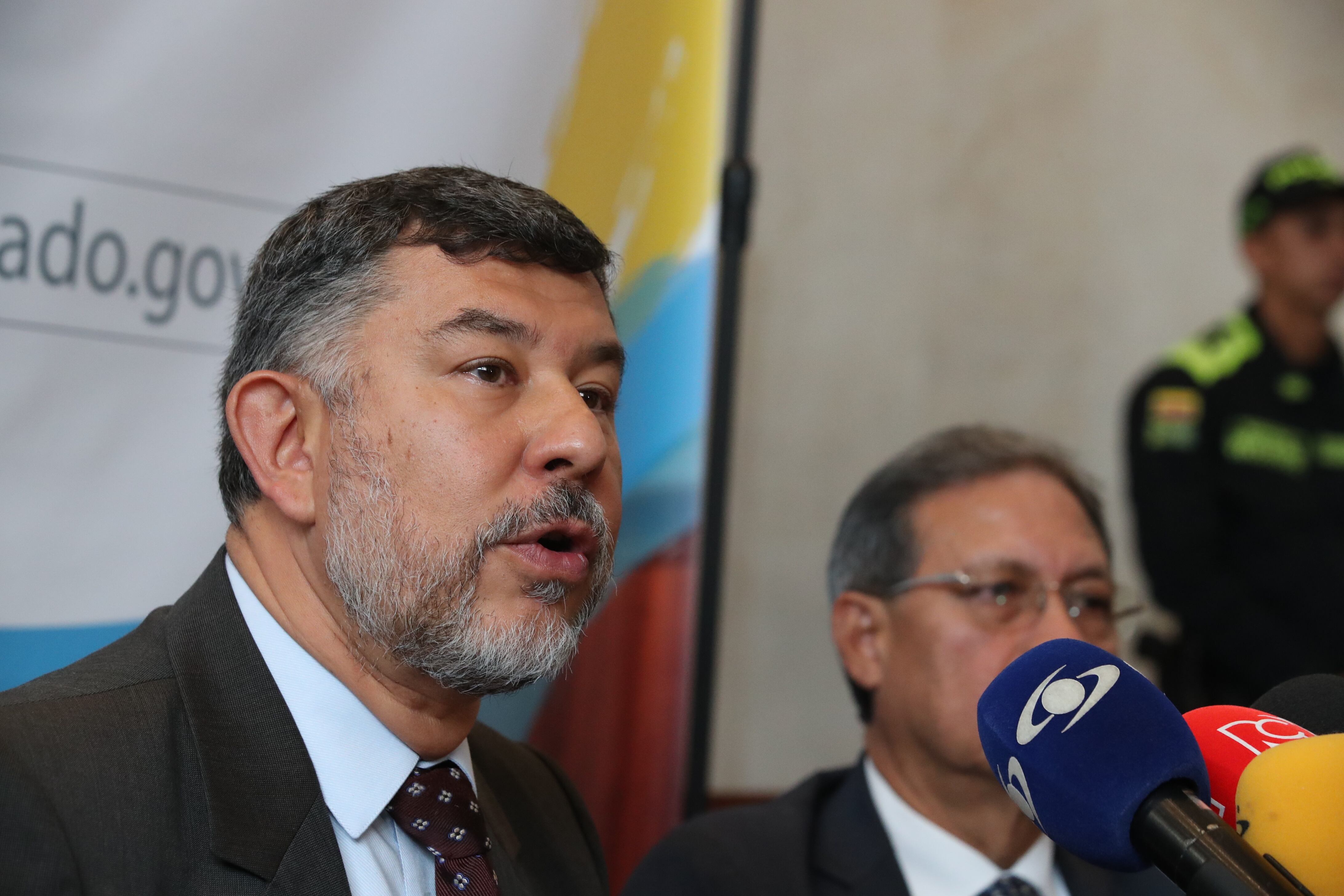 Milton Chaves y Luis Alberto Álvarez, presidente y vicepresidente del Consejo de Estado