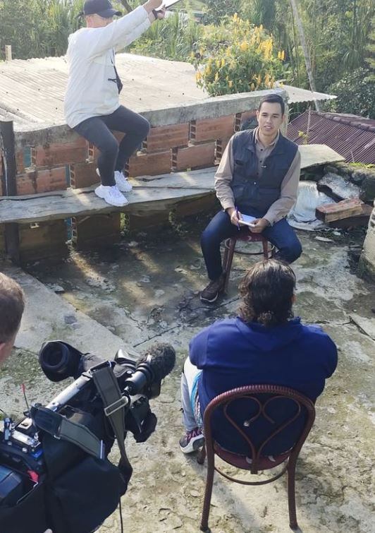 Diego tiene una amplia trayectoria en la televisión colombiana