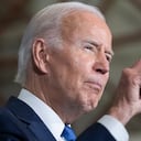 President Joe Biden speaks about threats to democracy ahead of next week's midterm elections, Wednesday, Nov. 2, 2022, at the Columbus Club in Union Station, near the U.S. Capitol in Washington. (AP Photo/Alex Brandon)
