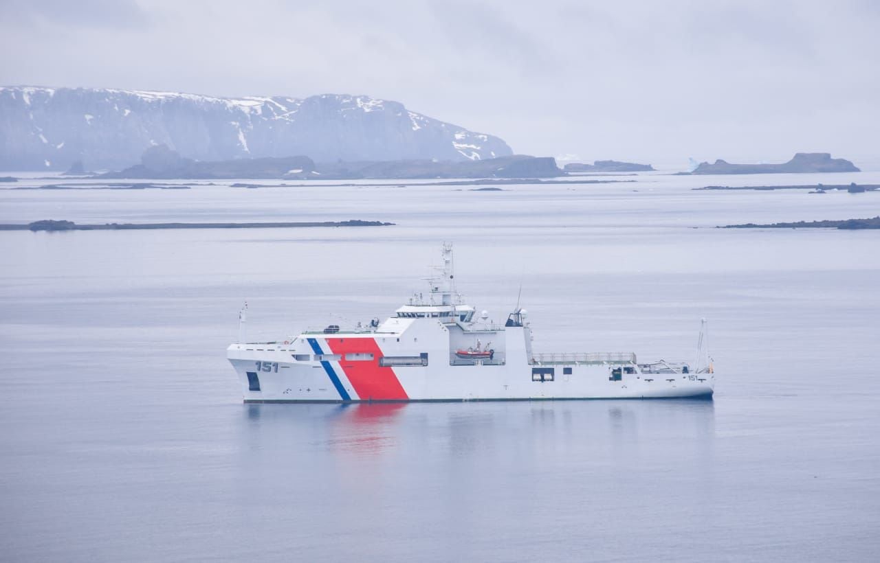 Buque ARC Simón Bolívar llegó a la Antártida.
