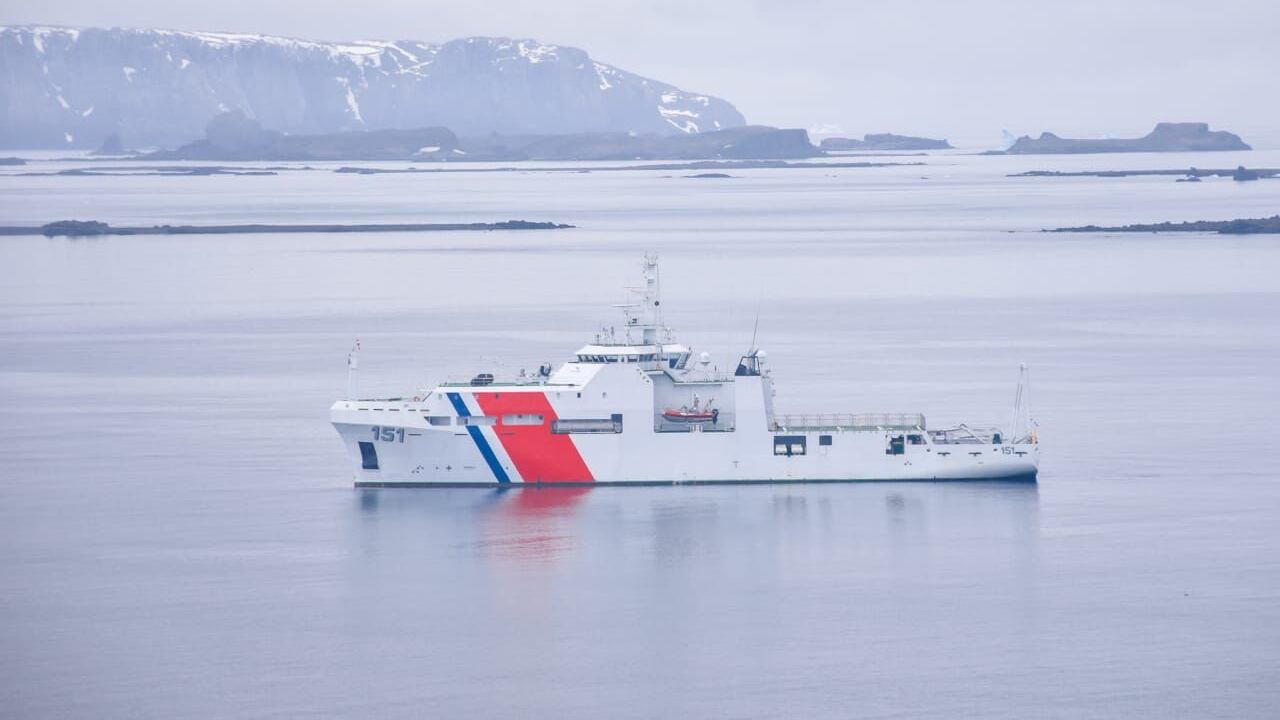 Buque ARC Simón Bolívar llegó a la Antártida.