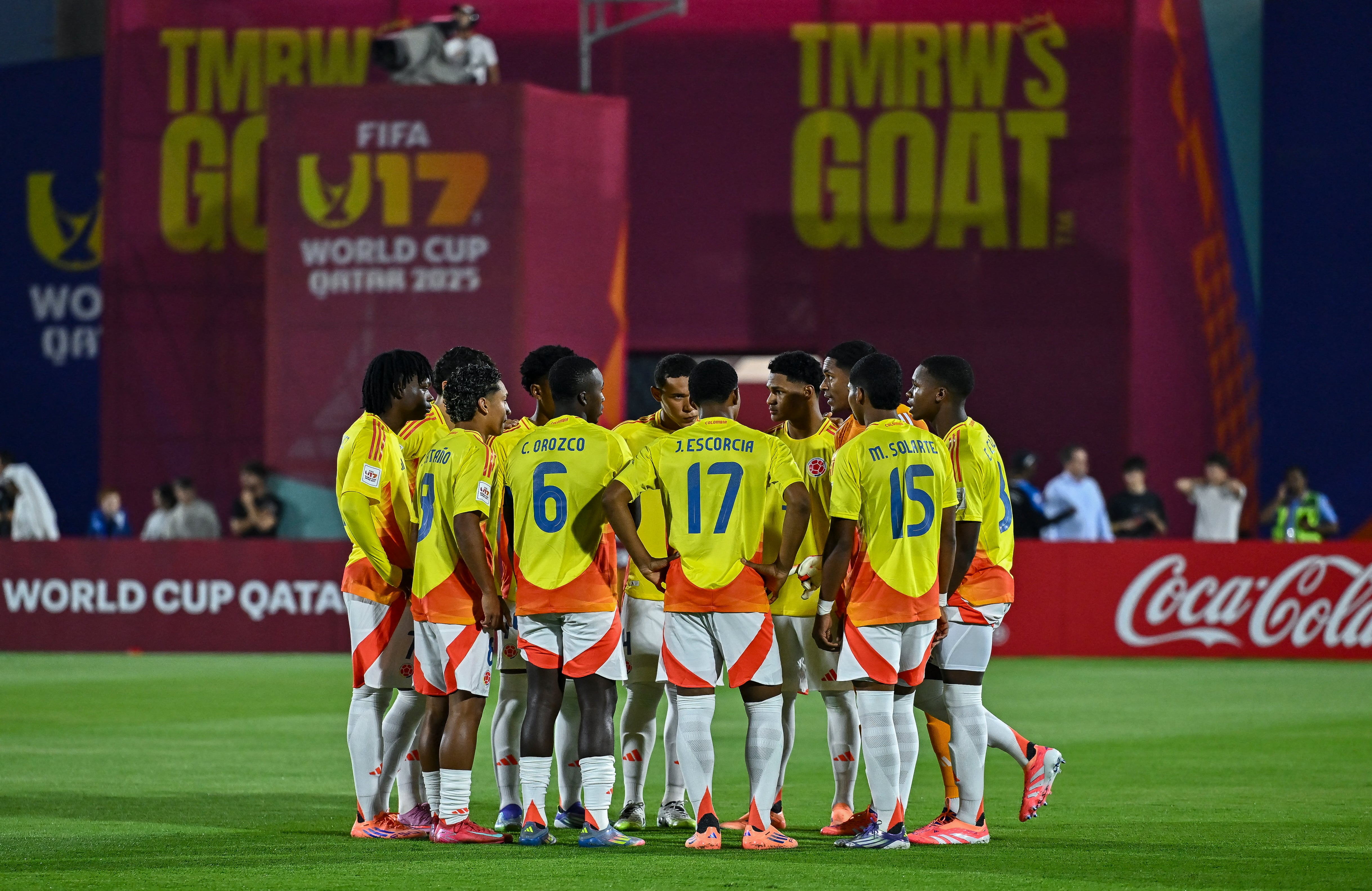 Selección Colombia Sub-17 no logró vencer a El Salvador en el Mundial de Qatar 2025.