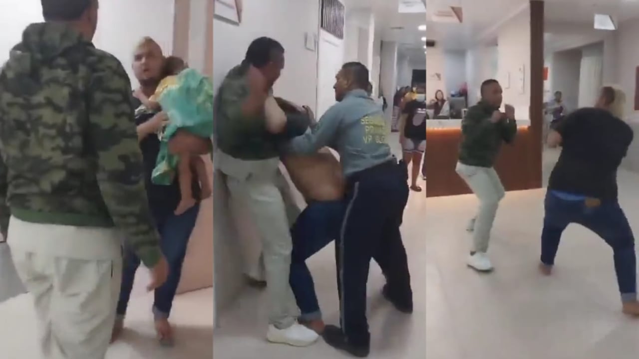 Pelea en un clínica de Cartagena
