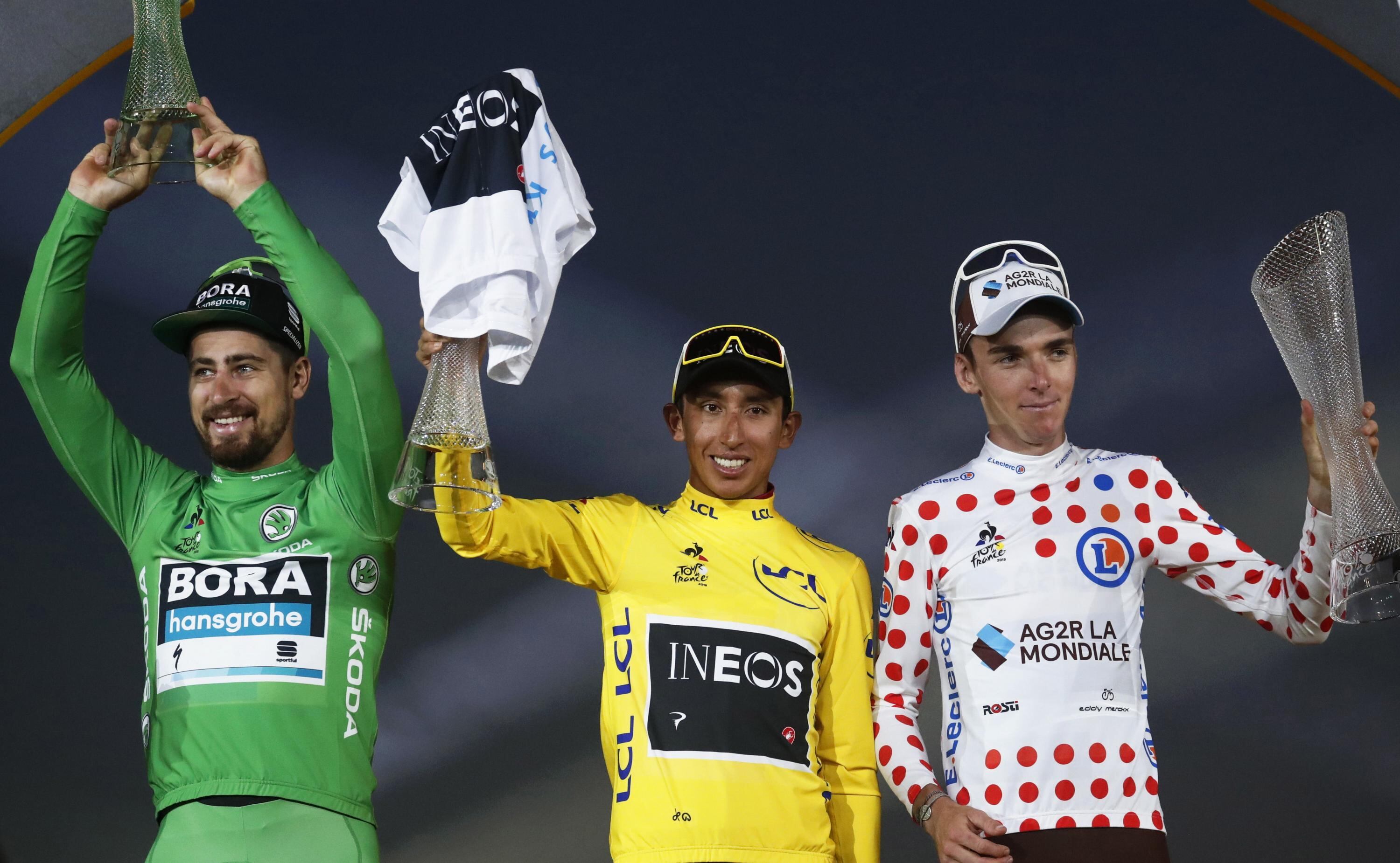 Egan Bernal, ganador de la edición 2019 del Tour de Francia,