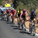 Primoz Roglic se puso el overol en la etapa 7