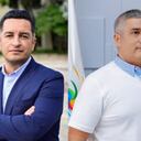 Andrés Idárraga, secretario de Transparencia y Agustín Manrique, alcalde de Melgar