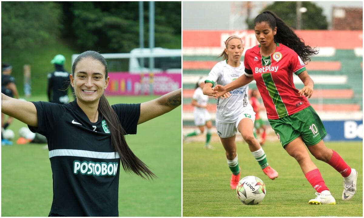 Daniela Tamayo - último club Atlético Nacional
Posición: Lateral
Edad: 26 años
Empezó a estudiar profesional en deportes 
Crédito de la foto: Atlético Nacional
Trabajos fuera del fútbol: Construcción en EU, domicilios, pelar papas en restaurantes y actualmente hace alizados en un centro de belleza capilar.

 Angie Cano
Edad: 21 años
Posición: volante 10
Graduada del colegio
Crédito de la foto: Cortuluá
Trabajos fuera del fútbol: Chatarrería y maneja un camión de trasteos.