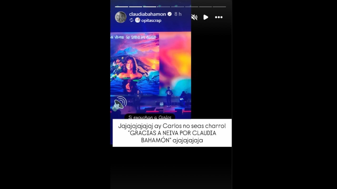 Carlos Vives hizo comentario sobre Claudia Bahamón