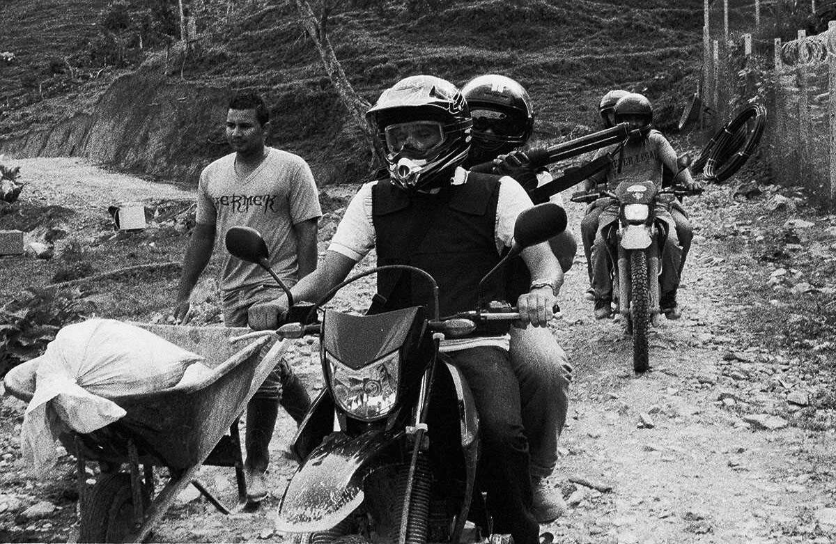 La Roca en Segovia. Uno de los principales centros mineros de Colombia. Foto: Stephen Ferry.