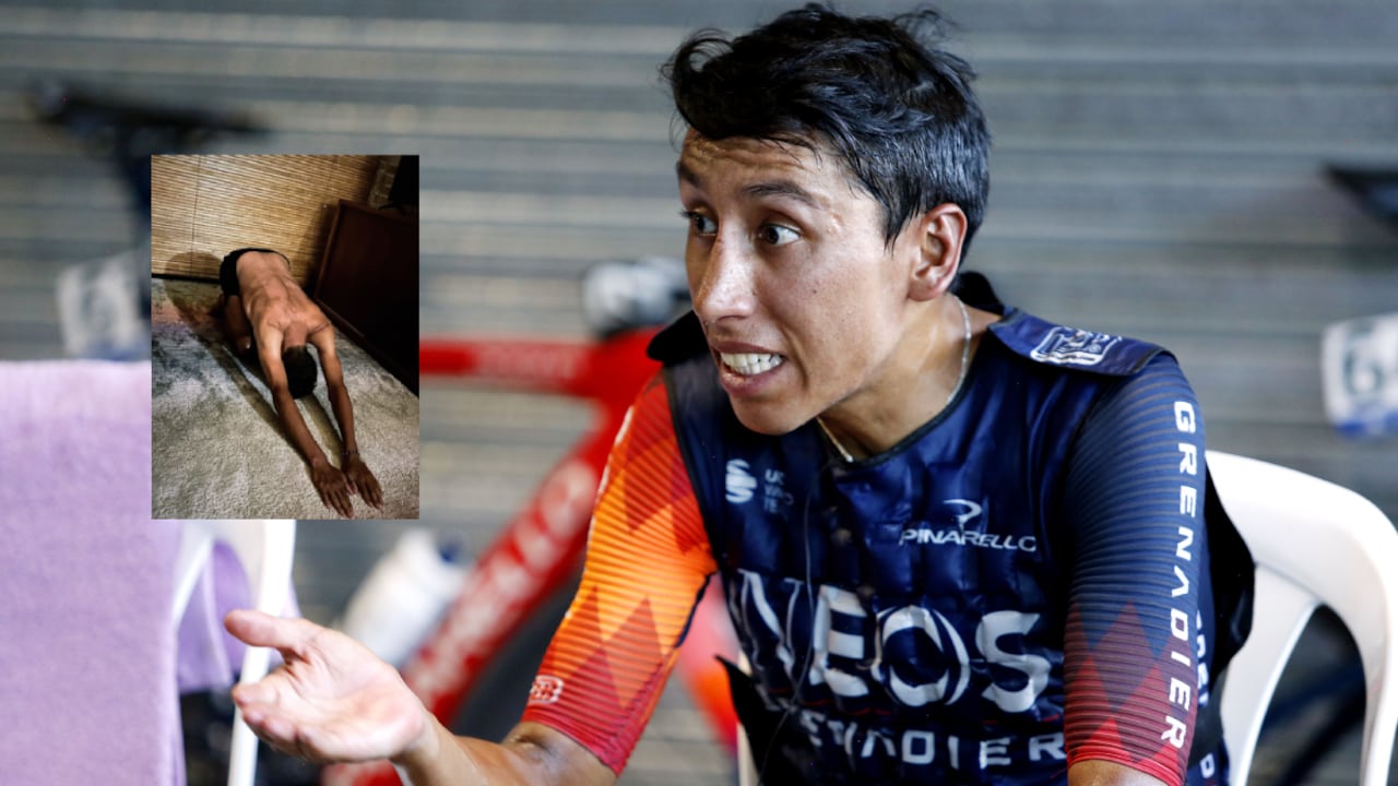 Egan Bernal. Foto: Getty Images/Maximiliano Blanco//Captura pantalla Instagram Egan Bernal