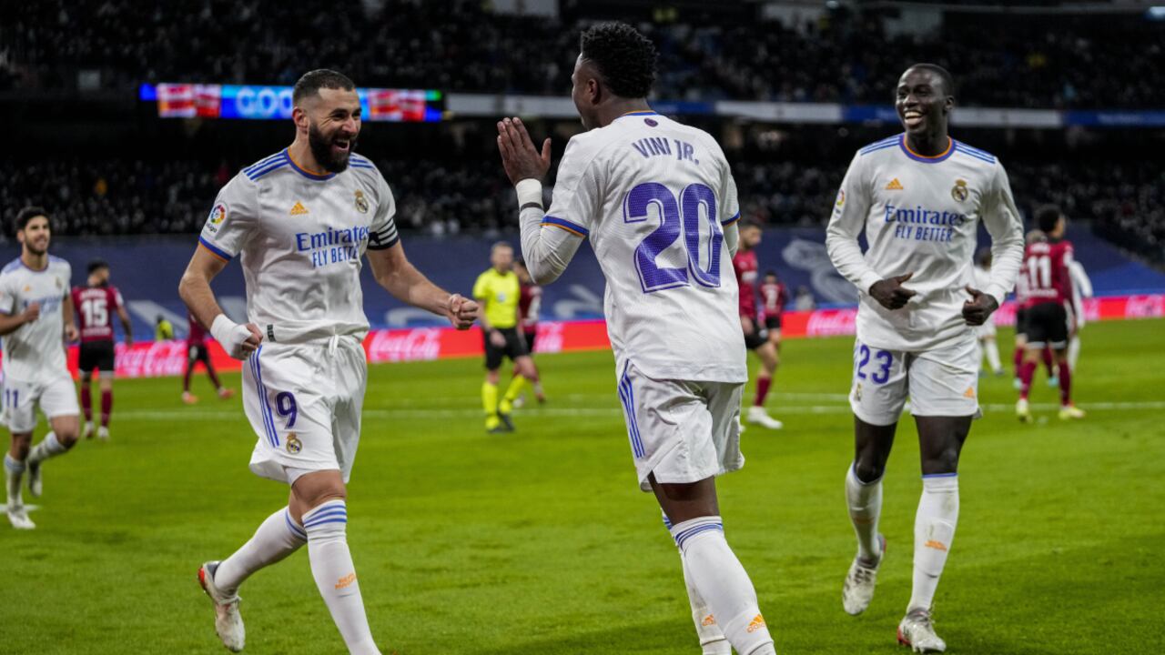 Vinícius Junior y Karim Benzema fueron los protagonistas.