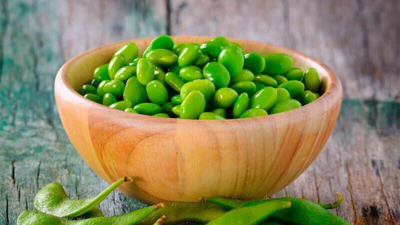 Edamame, el exótico alimento japonés.
