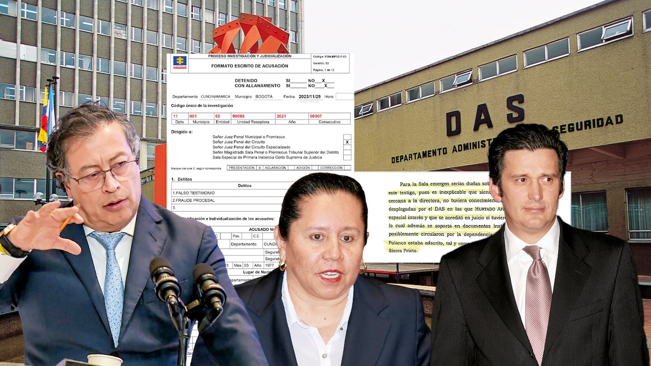 Surgió una nueva investigación de las Chuzadas. Gustavo Petro, María del Pilar Hurtado y Andrés Peñate.