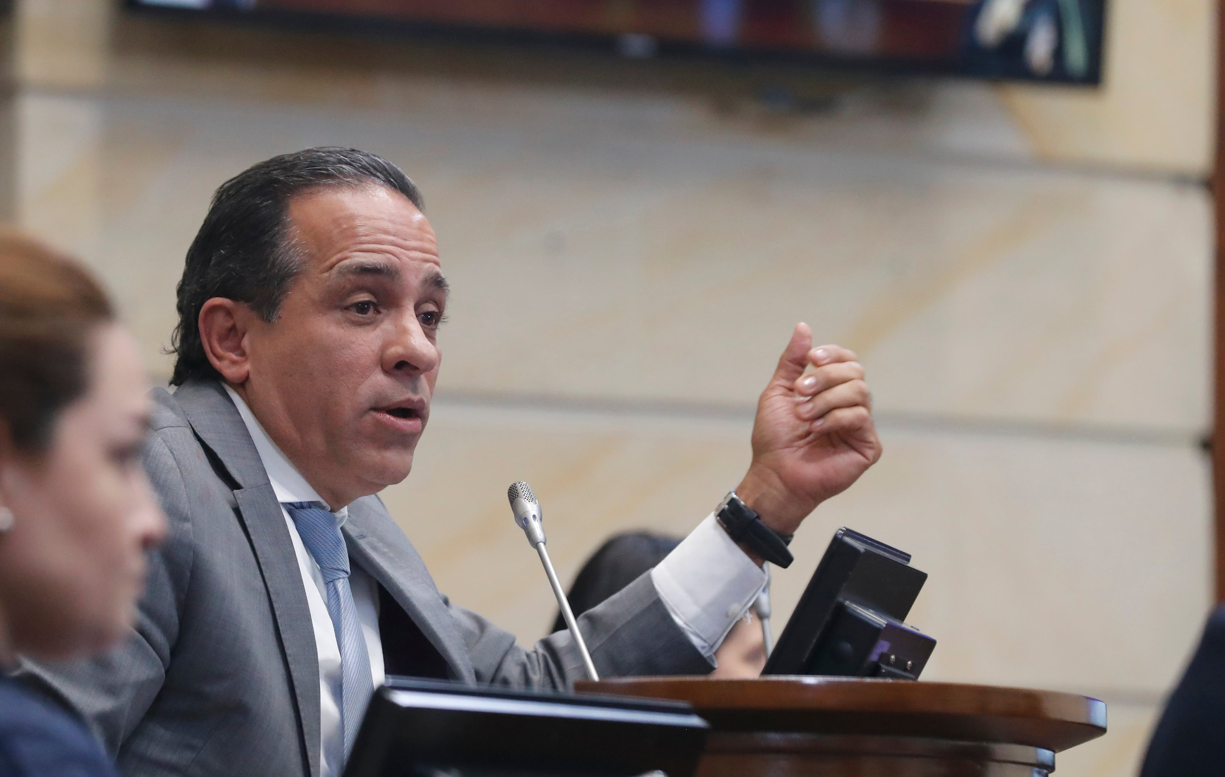 Presidente del Senado Alexander López Maya
último día de sesiones ordinarias en el Congreso de la República plenaria del Senado
Bogota junio 20 del 2023
Foto Guillermo Torres Reina / Semana