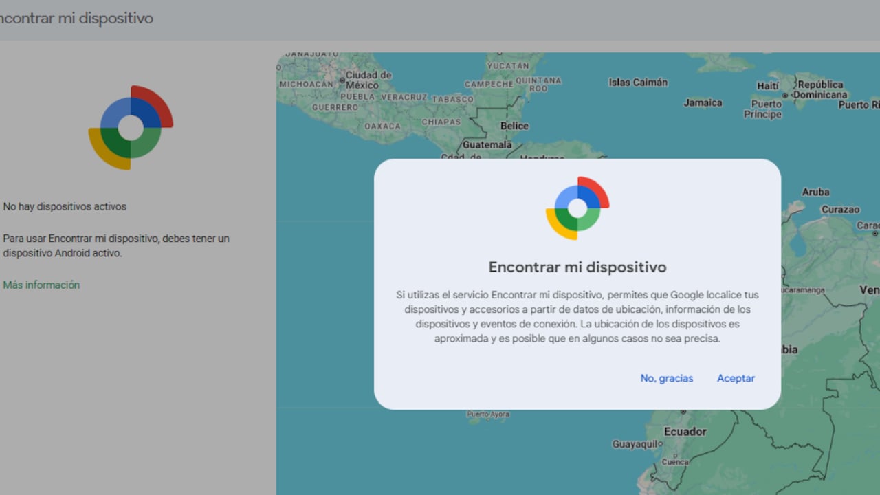 Google permite localizar un celular Android con rapidez desde una cuenta vinculada.