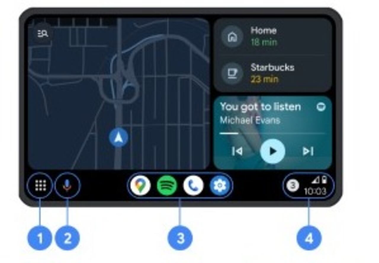 Android Auto es compatible con una creciente lista de aplicaciones.
